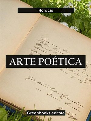 cover image of Arte poética